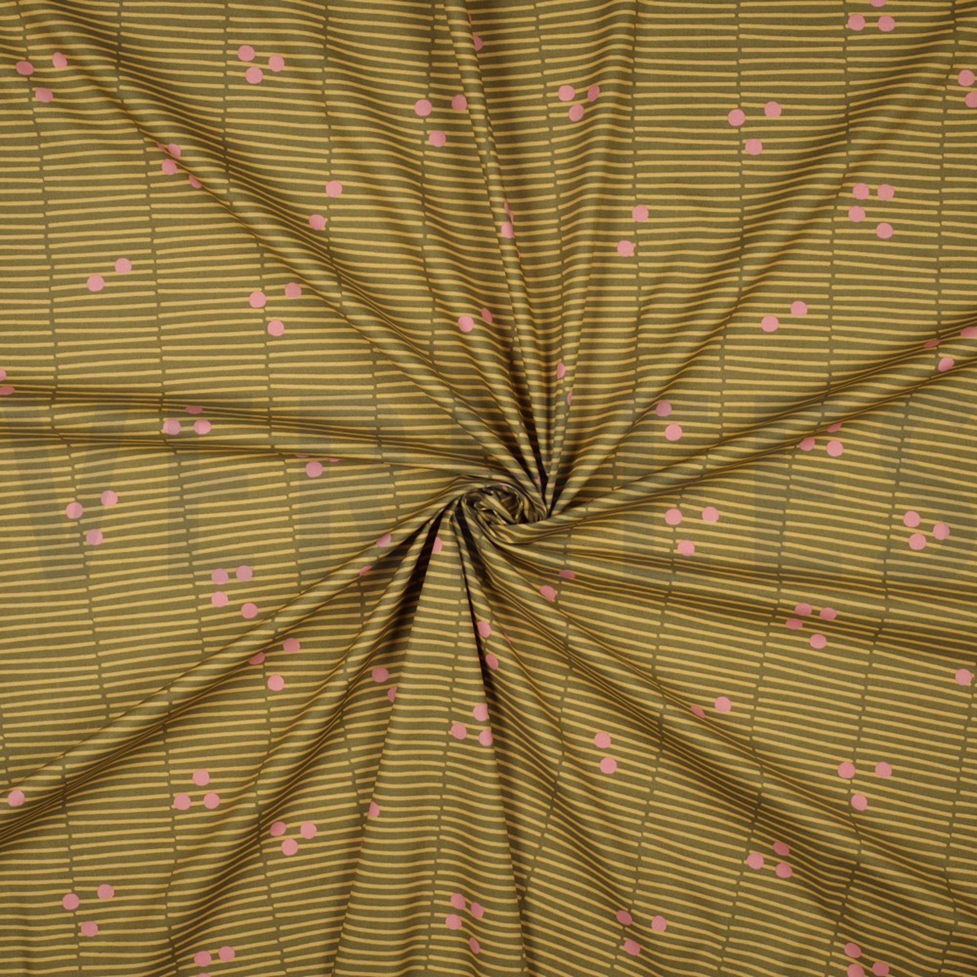 FINE POPLIN BROKEN STRIPE GREEN (high resolution) #2