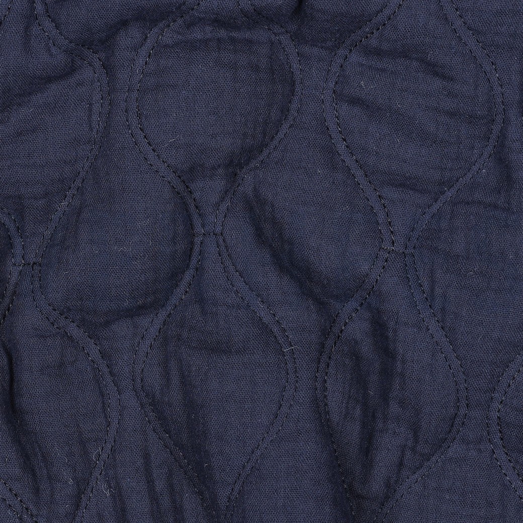 DOUBLE GAUZE QUILT NAVY #2