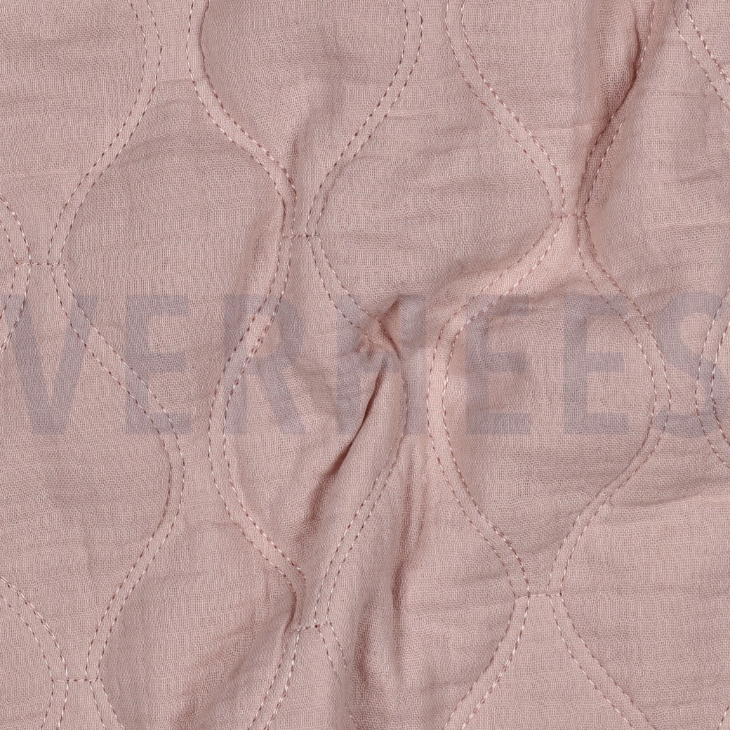 DOUBLE GAUZE QUILT SOFT ROSE #2