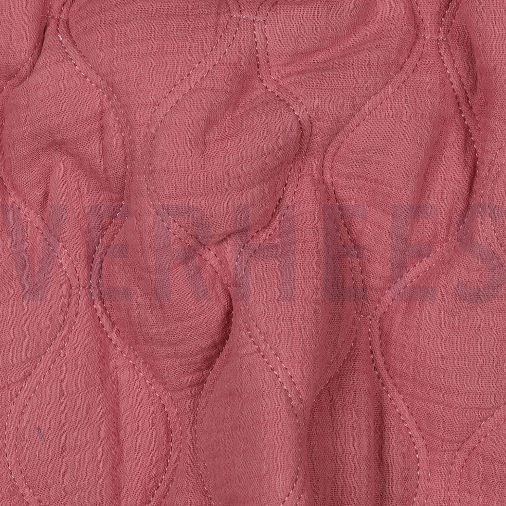 DOUBLE GAUZE QUILT MAUVE #2