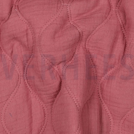 MUSSELIN QUILT MAUVE #7