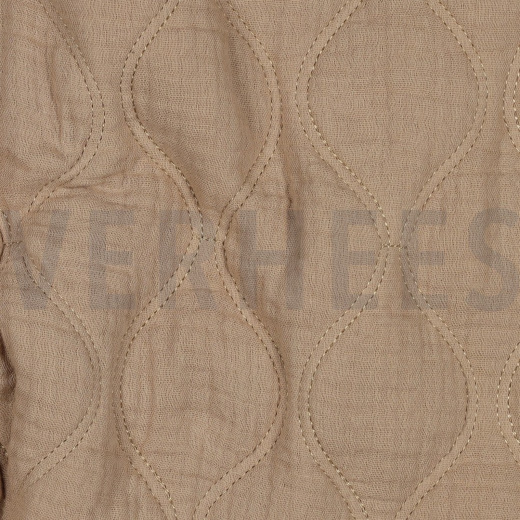 DOUBLE GAUZE QUILT BEIGE #2