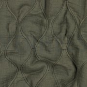 DOUBLE GAUZE QUILT DARK MOSS GREEN (thumbnail) #2
