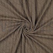 QUILTED JERSEY STRIPE TAUPE (thumbnail) #2