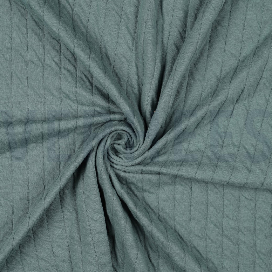 QUILTED JERSEY STRIPE JADE #2