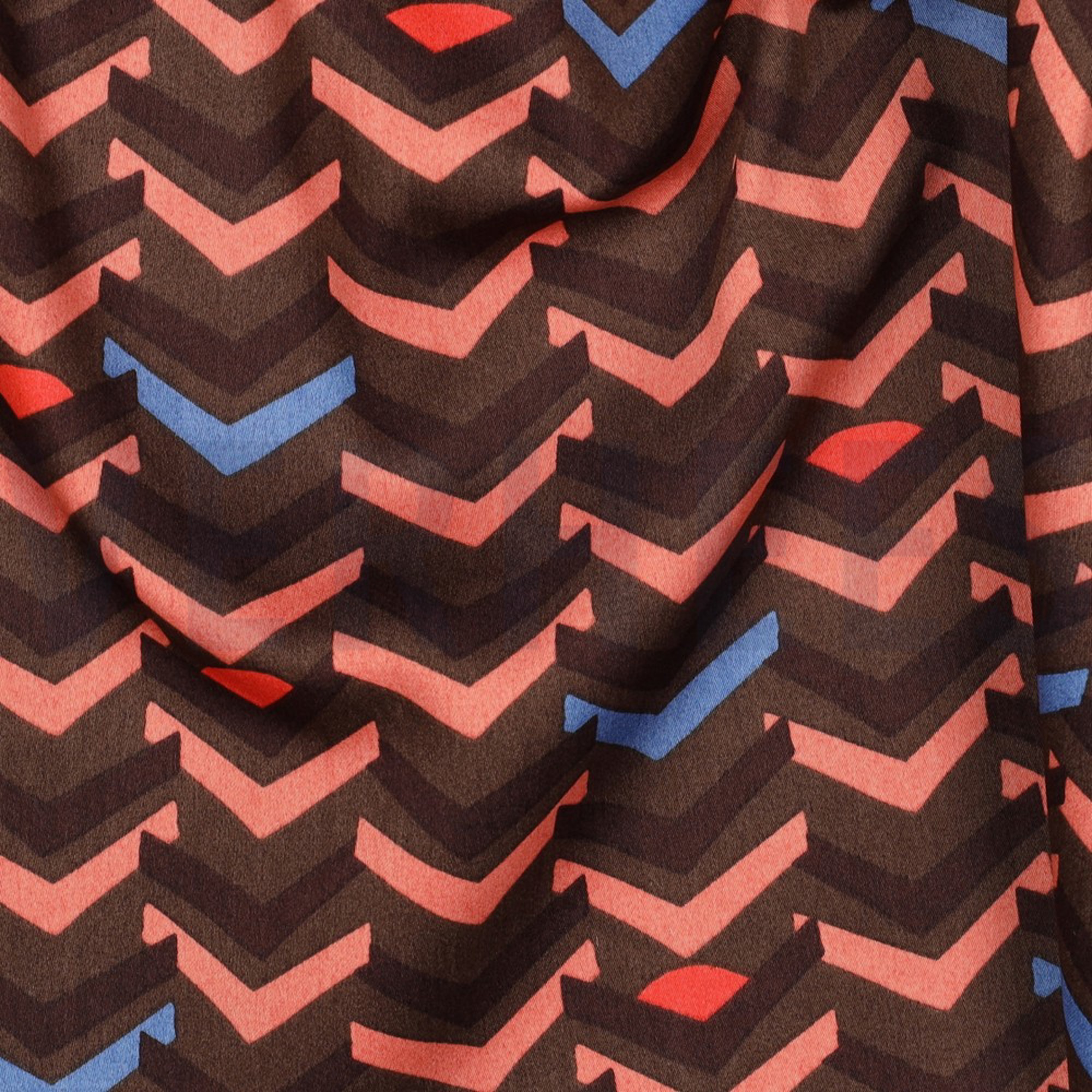 COTTON SATIN GEOMETRIC TAUPE (high resolution) #2