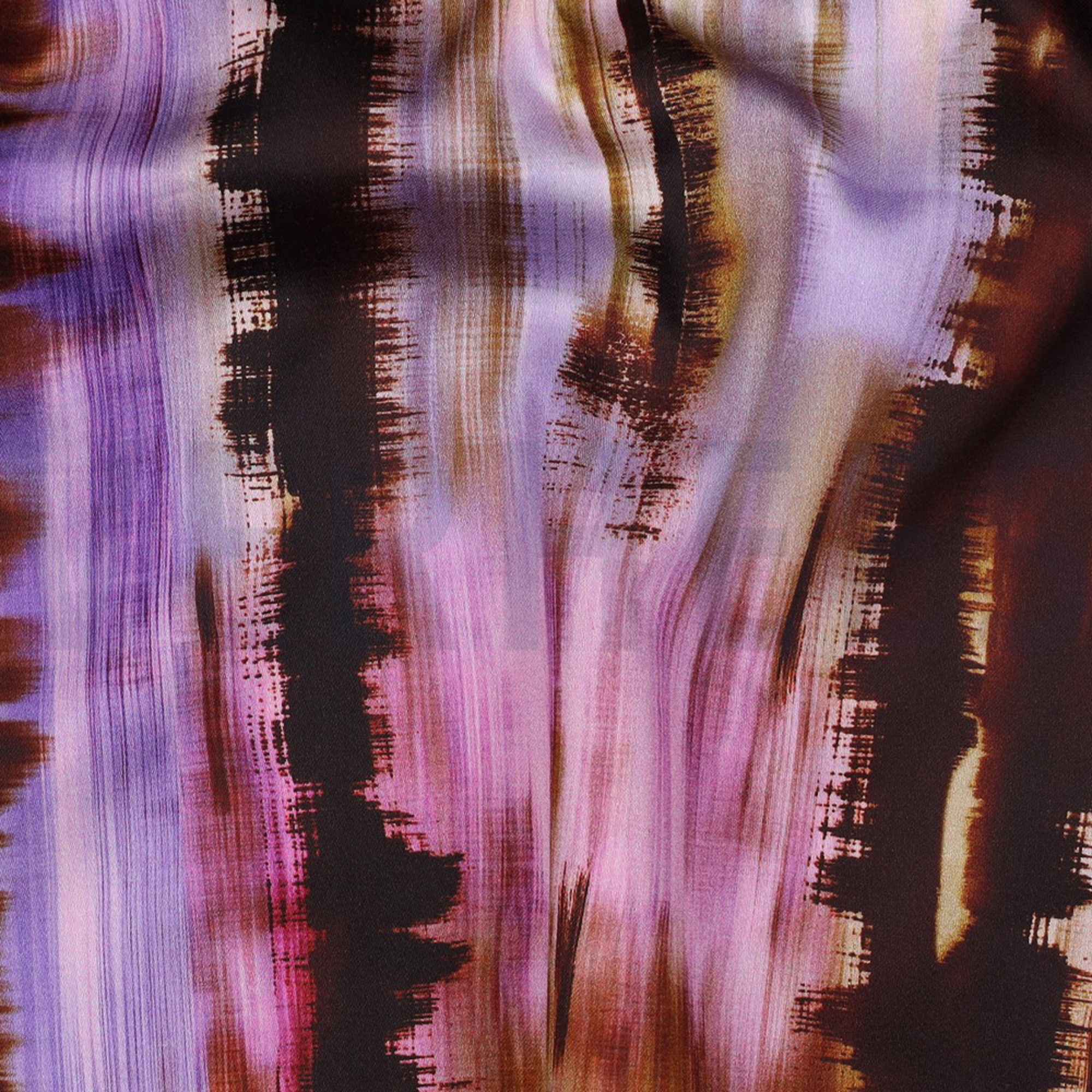 COTTON SATIN DIGITAL ABSTRACT LAVENDER (high resolution) #2