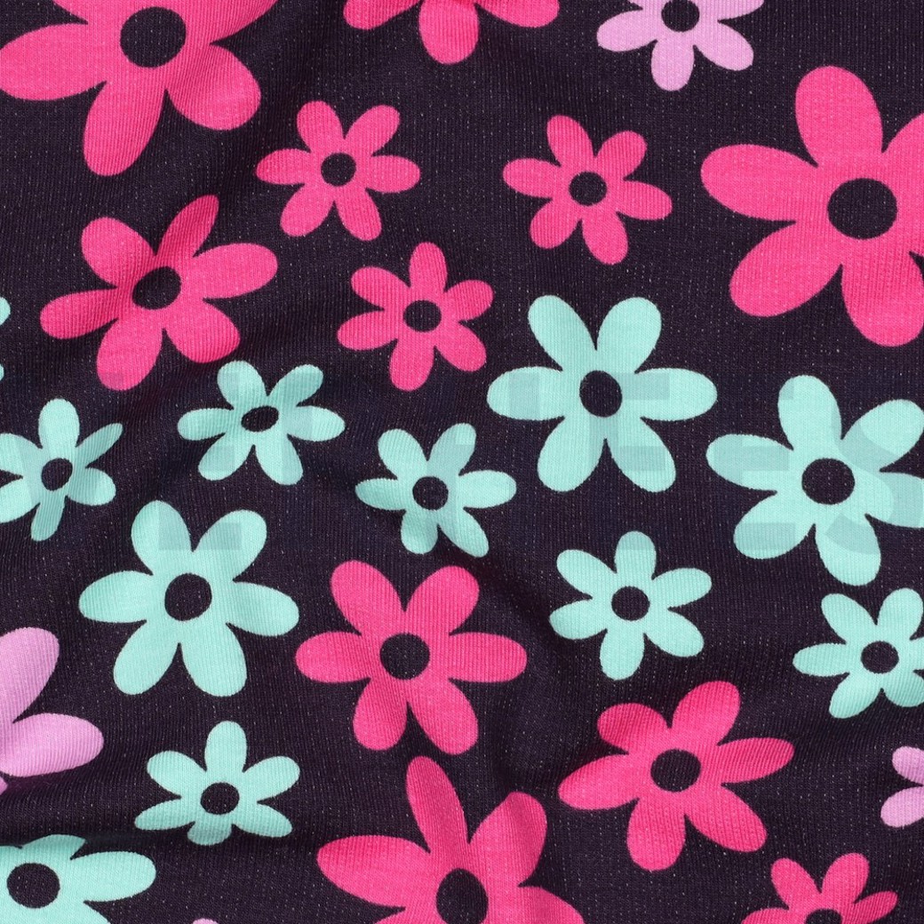 SOFT SWEAT FLOWERS ANTHRACITE #2