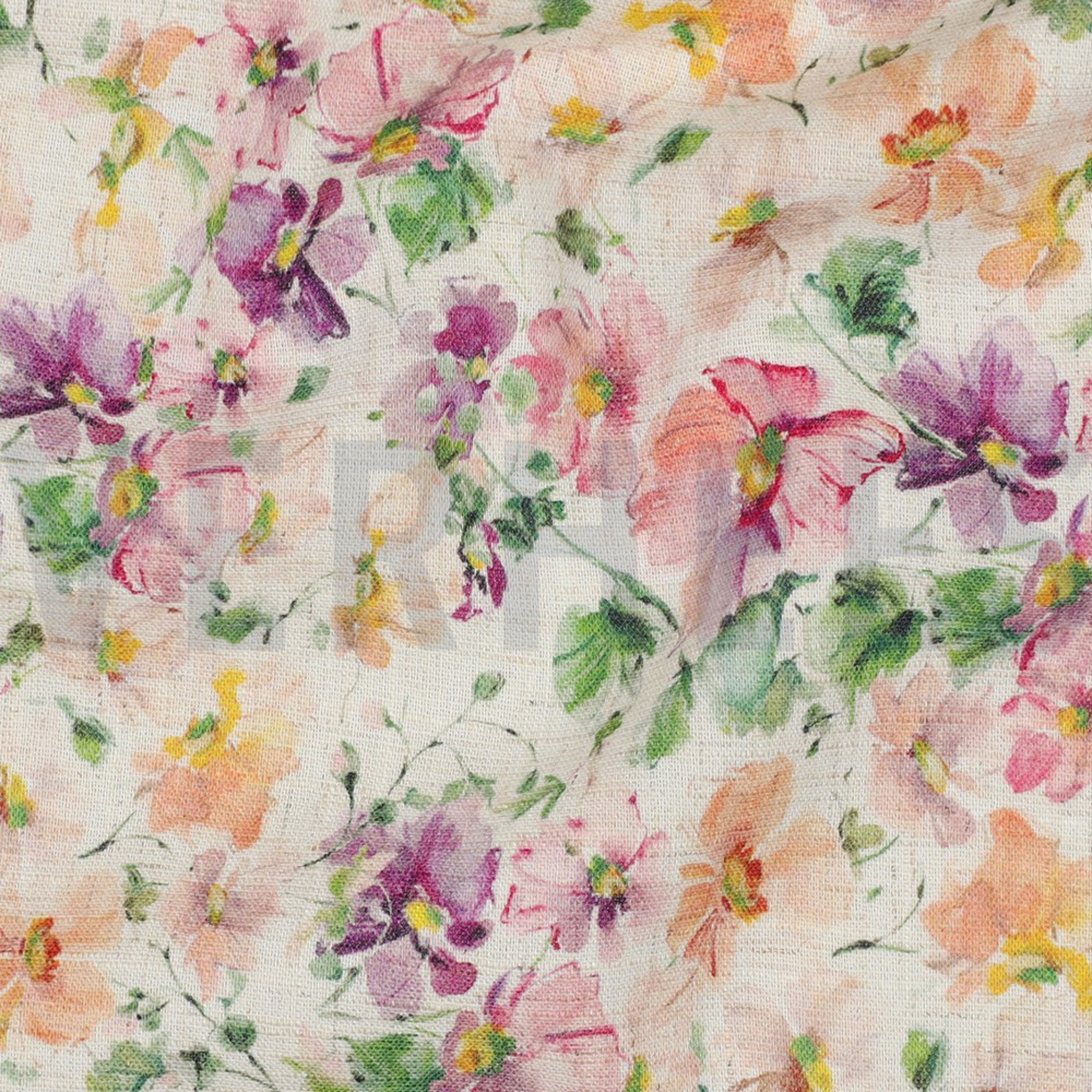 LINEN VISCOSE CRÊPE DIGITAL FLOWERS MULTICOLOUR (high resolution) #2