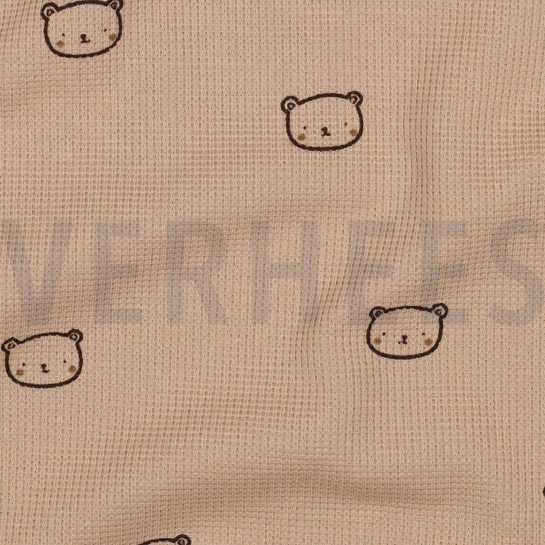 WAFELJERSEY BEREN CAMEL #7