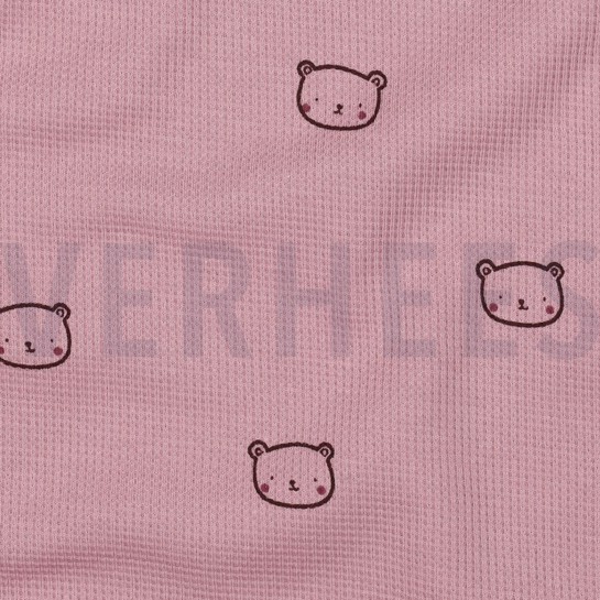 WAFELJERSEY BEREN MAUVE #7