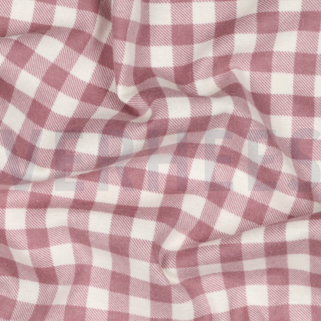 FLANNEL CHECKS MAUVE #2