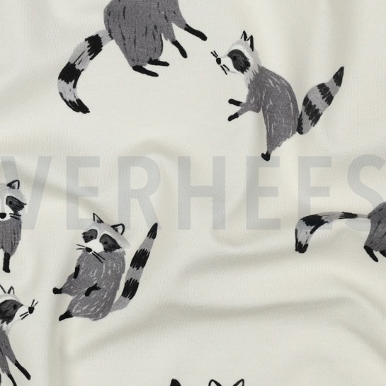 JERSEY DIGITAL WASCHBÄREN GEBROCHEN WEISS #7