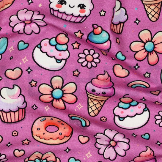 JERSEY DIGITAL NAHRUNG FUCHSIE #7