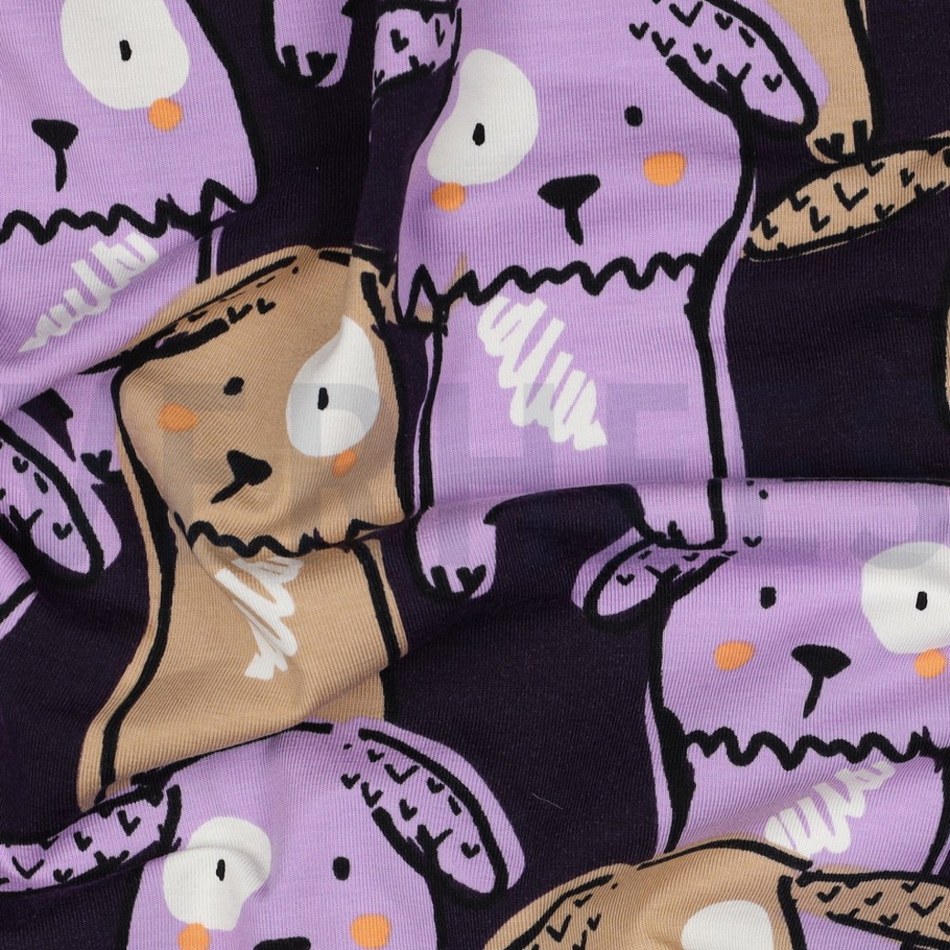 JERSEY DOGS DARK PURPLE #2