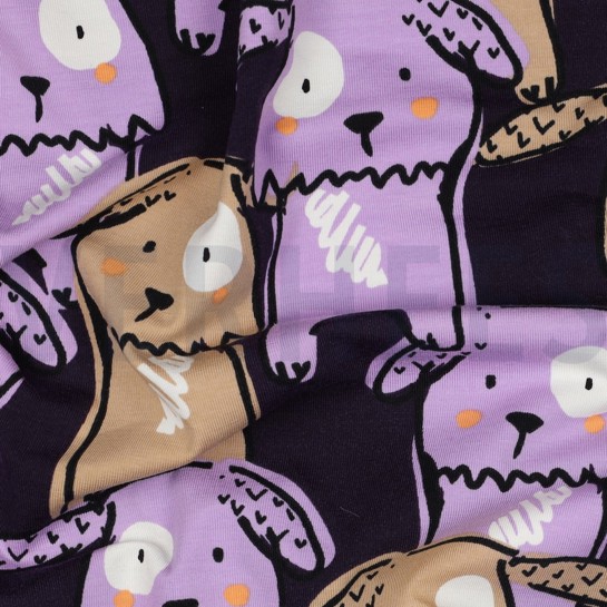 JERSEY HUNDE DUNKELVIOLETT #7