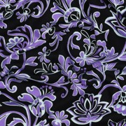 PUNTA DI ROMA PAISLEY FLOWERS BLACK (thumbnail) #2