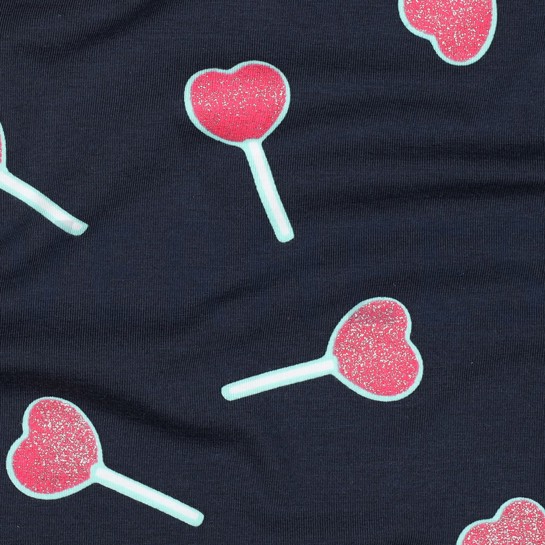 JERSEY GLITZER LOLLIPOP MARINEBLAU #7