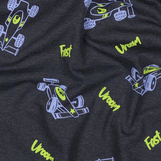 JERSEY MELANGE RENNWAGEN ANTHRAZIT #7