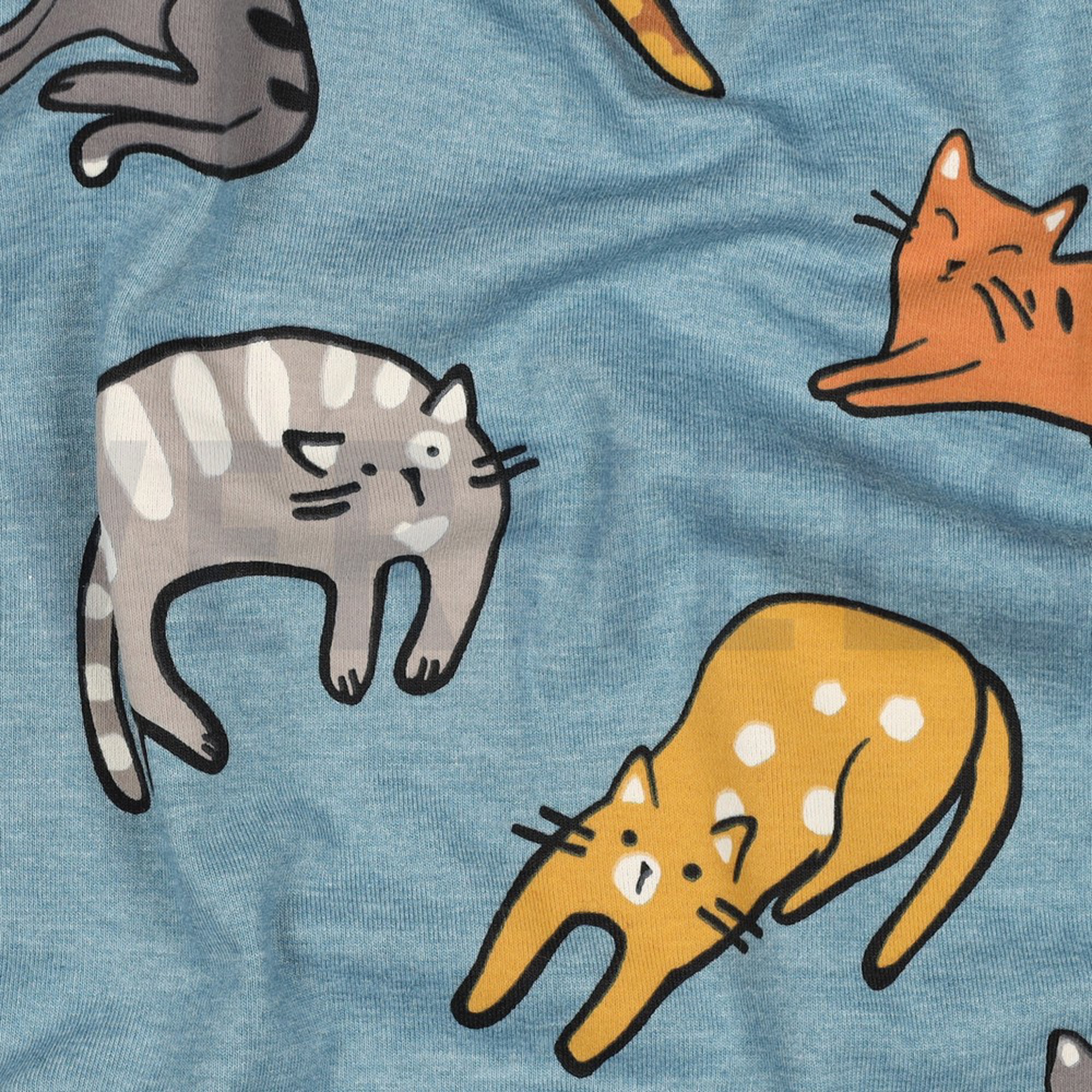 JERSEY MELANGE CATS SMOKE BLUE (high resolution) #2