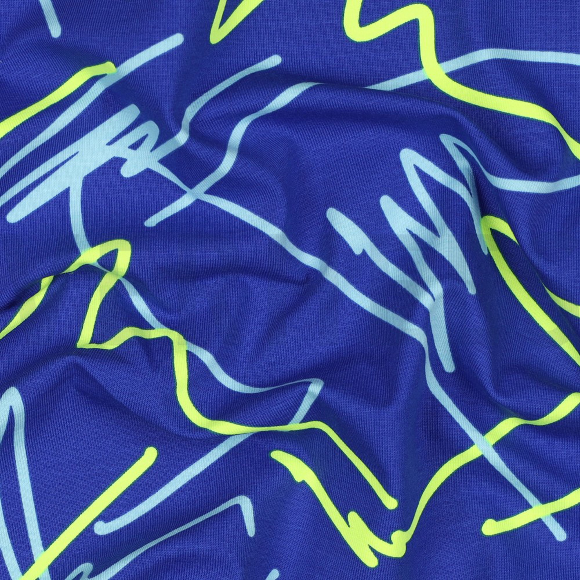 JERSEY NEON ABSTRACT COBALT (high resolution) #2