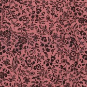 DOUBLE GAUZE FLOWERS BORDEAUX (thumbnail) #2