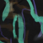 PUNTA DI ROMA DIGITAL ABSTRACT BLACK/GREEN (thumbnail) #2