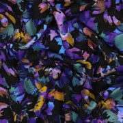 PUNTA DI ROMA DIGITAL FLOWERS BLACK (thumbnail) #2