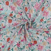 COTTON EMBROIDERY DIGITAL FLOWERS WHITE (thumbnail) #2