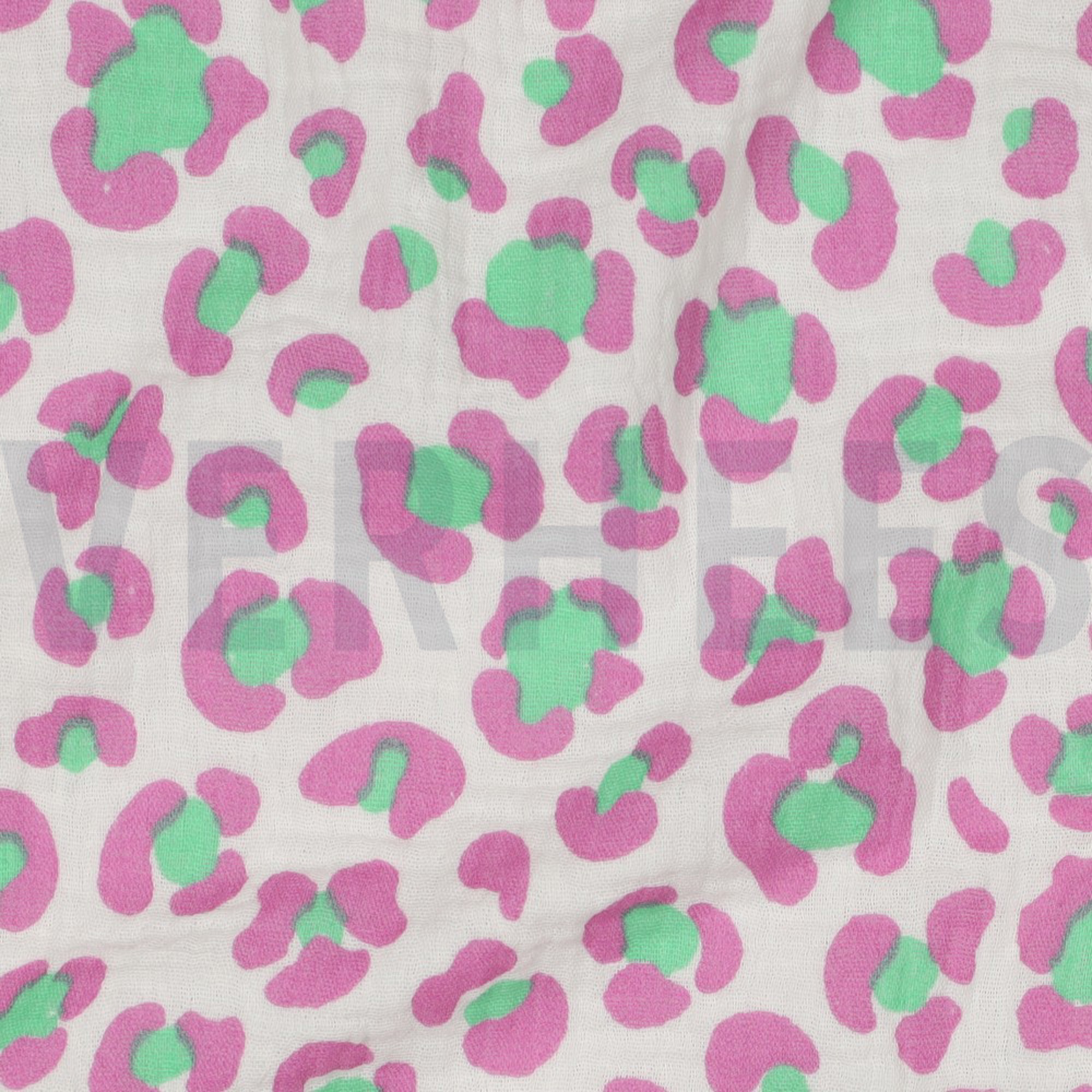 DOUBLE GAUZE ANIMAL SKIN ECRU (high resolution) #2