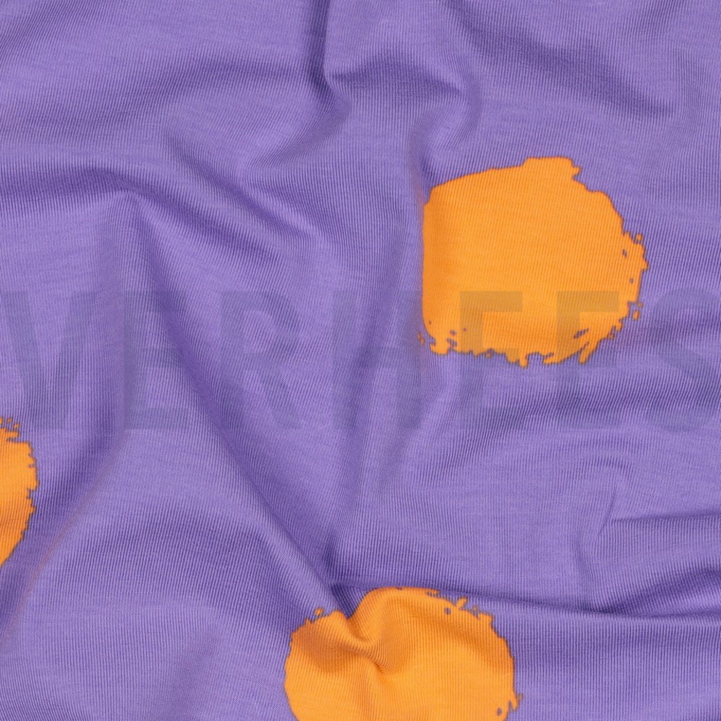 JERSEY BIG DOTS LAVENDER #2