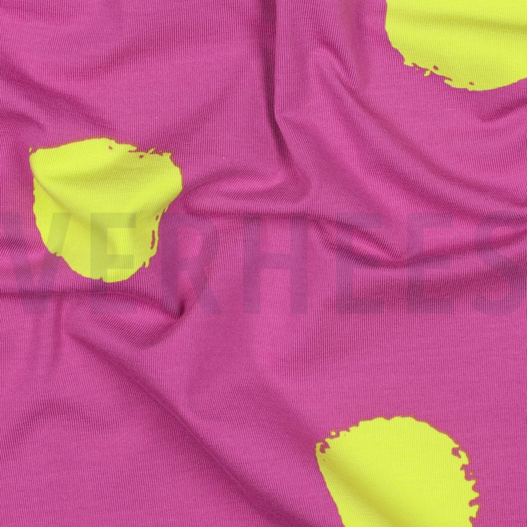JERSEY BIG DOTS FUCHSIA (high resolution) #2