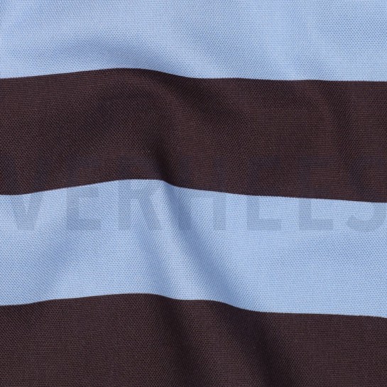 CANVAS STRIPES LIGHT BLUE/ DARK PURPLE #7