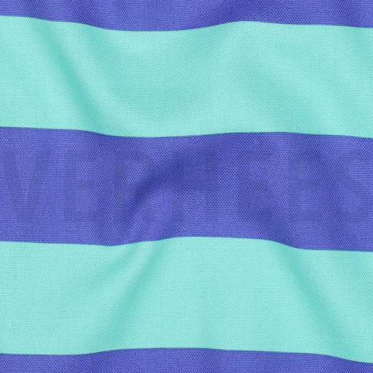 CANVAS STRIPES MINT/BLUE #7