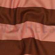 CANVAS STRIPES SALMON / BROWN (thumbnail) #2