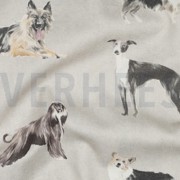 CANVAS DIGITAL DOGS ECRU (thumbnail) #2