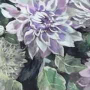 CANVAS DIGITAL FLOWERS PURPLE (thumbnail) #2