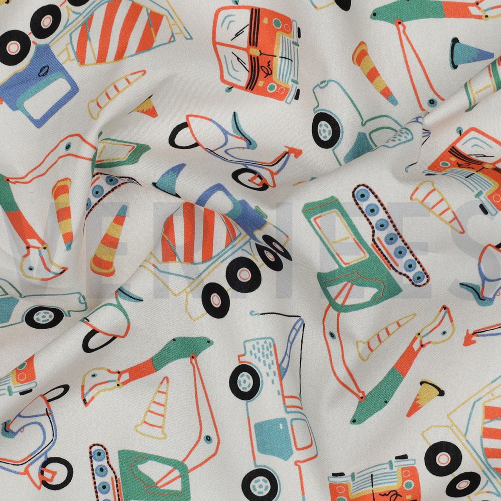FINE POPLIN WORK VEHICLES OFF-WHITE (high resolution) #2