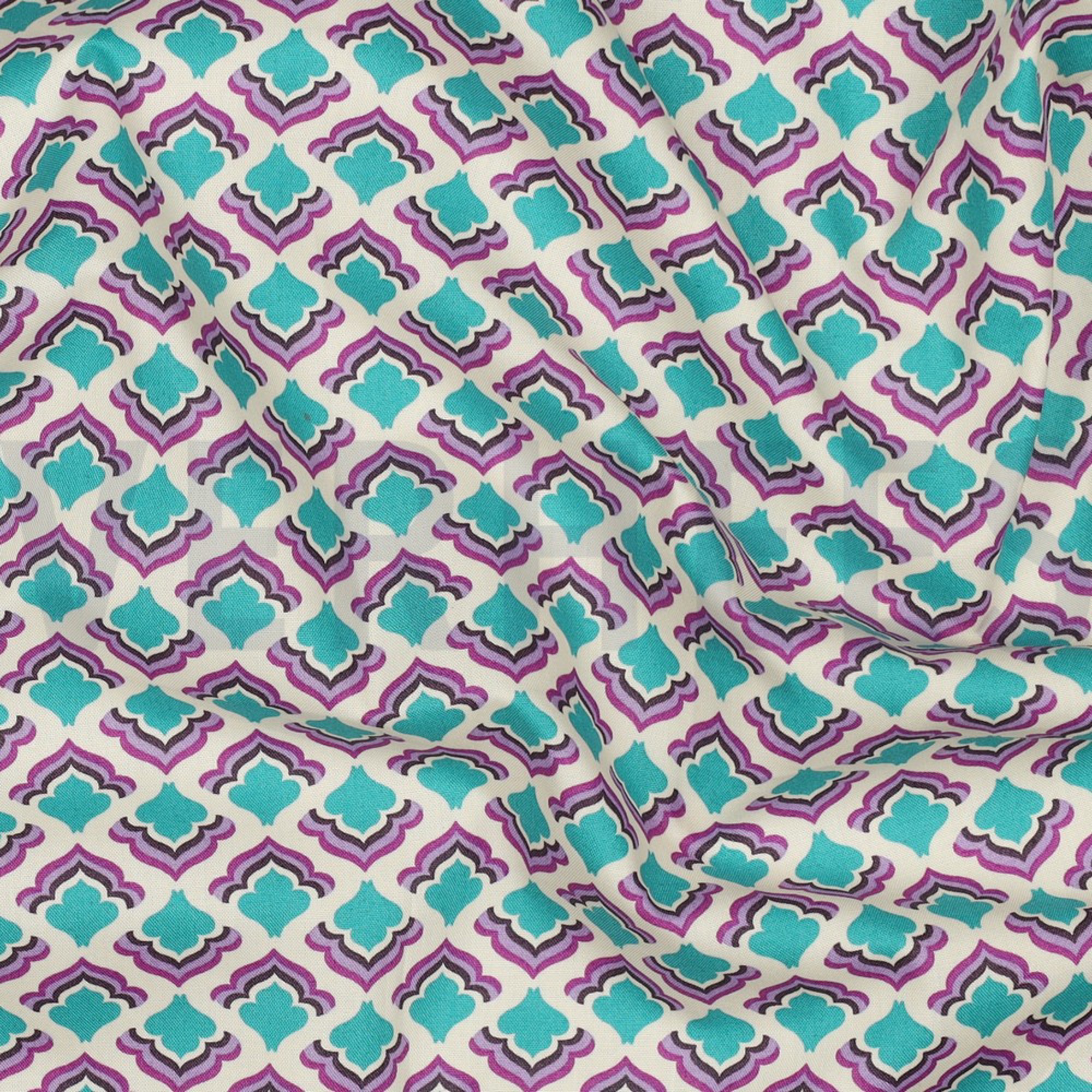 FINE POPLIN FLOWERS PURPLE (high resolution) #2