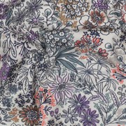 FINE POPLIN DIGITAL FLOWERS OFF-WHITE (thumbnail) #2