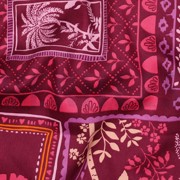 COTTON SATIN PATCHWORK FLOWERS FUCHSIA (thumbnail) #2