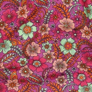 FINE POPLIN FLOWERS FUCHSIA (thumbnail) #2