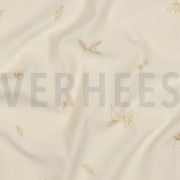 JERSEY GOTS LEAVES NATURAL (thumbnail) #2