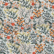 DOUBLE GAUZE DIGITAL FLOWERS WHITE (thumbnail) #2