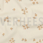 RIB JERSEY GOTS FLOWERS NATURAL (thumbnail) #2