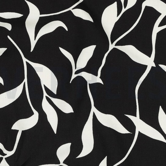 VISCOSE RADIANCE FEUILLES NOIR #7