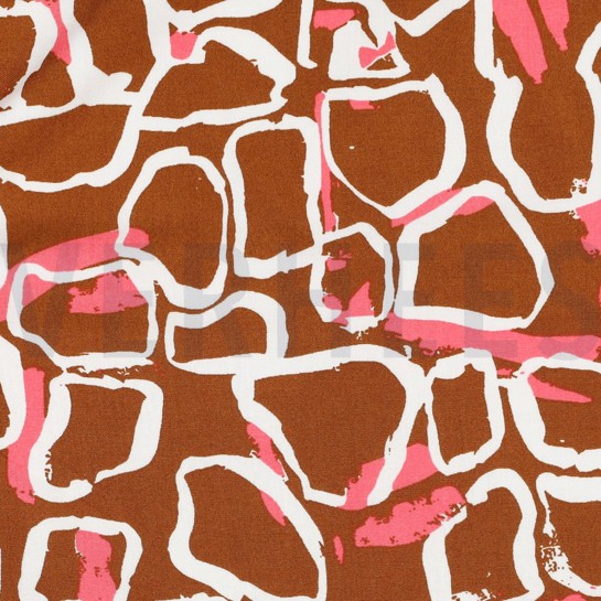 VISKOSE RADIANCE ABSTRAKT KARAMELL #7