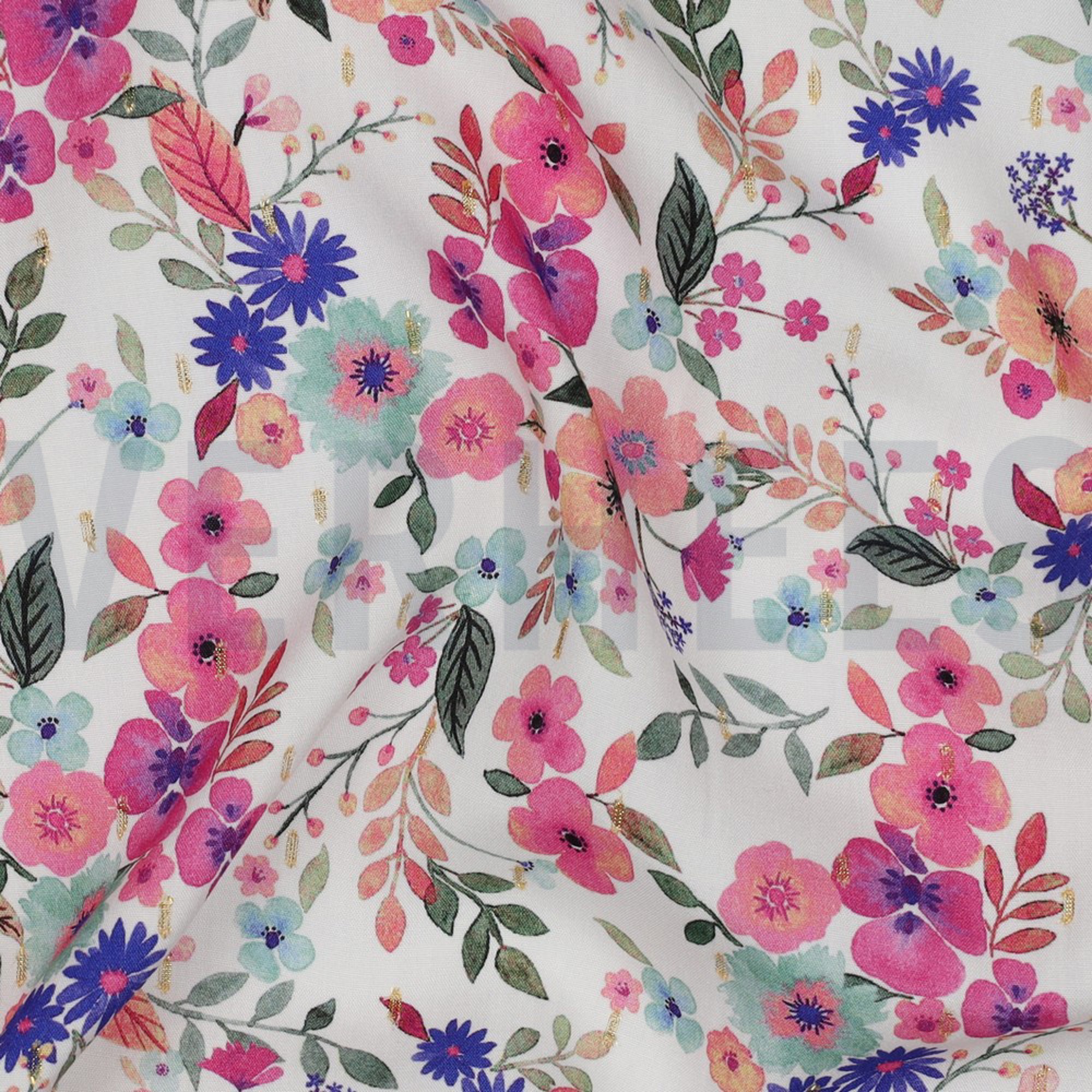 VISCOSE LUREX DIGITAL FLOWERS WHITE (high resolution) #2