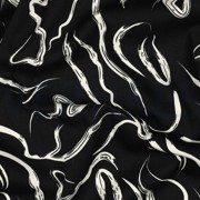 ROSELLA STRETCH ABSTRACT BLACK (thumbnail) #2