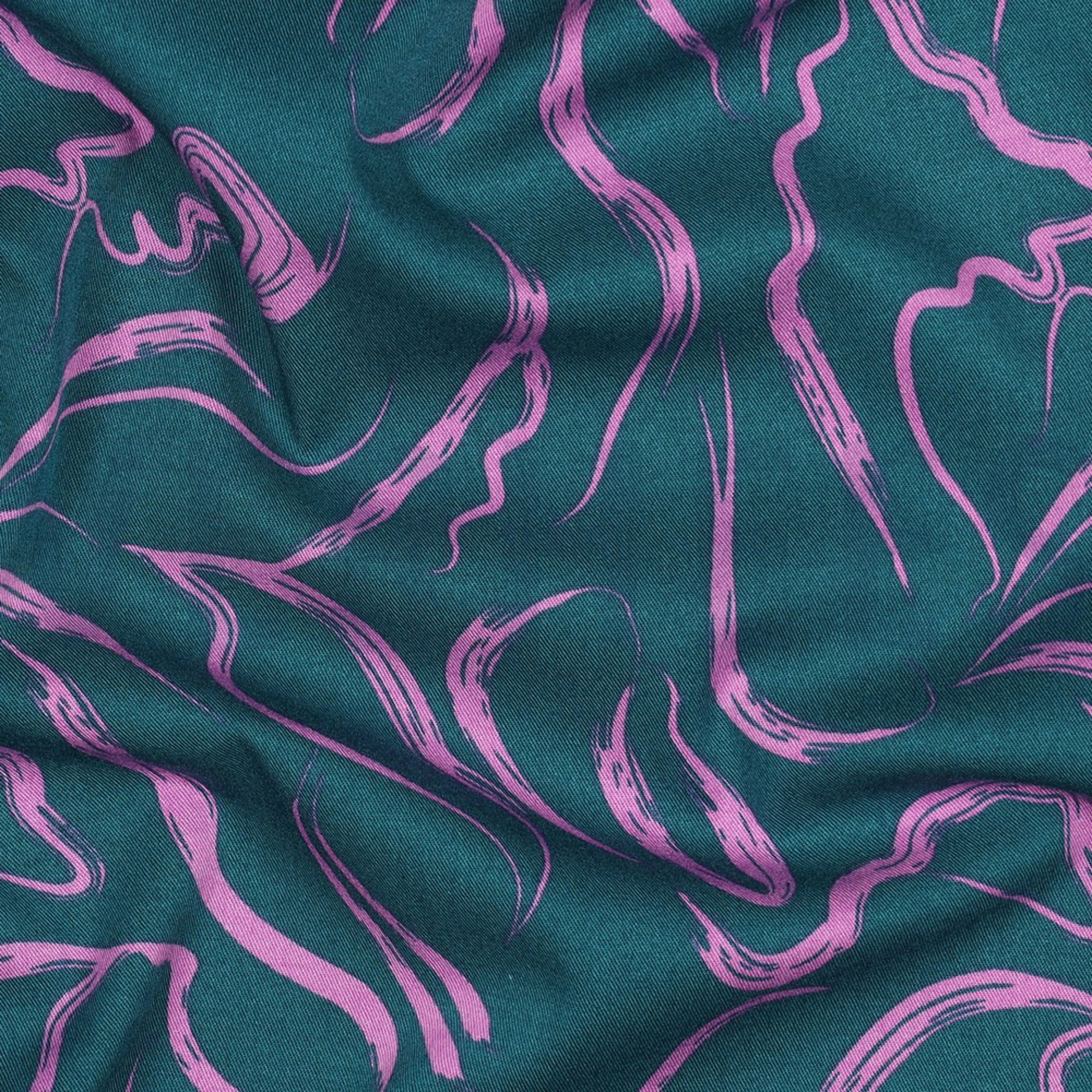 ROSELLA STRETCH ABSTRACT PETROL (high resolution) #2